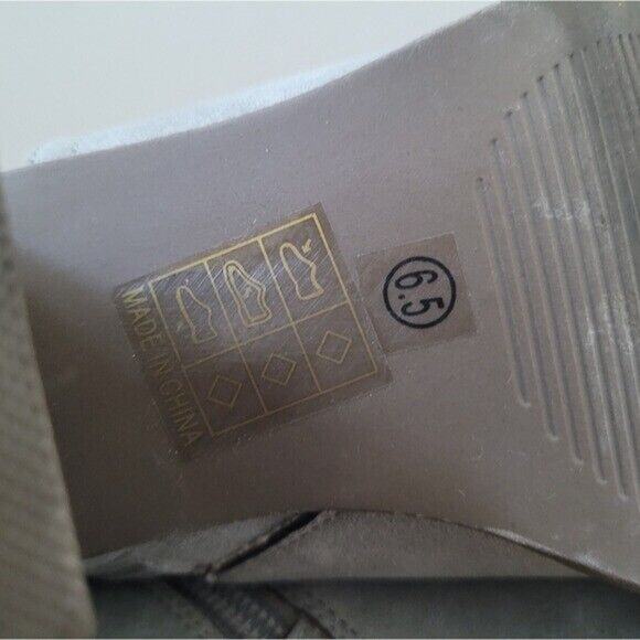 Journee Collection Womens Size 6.5 Gray Hartli D'Orsay Peep Toe Heel Sandals - Picture 6 of 11